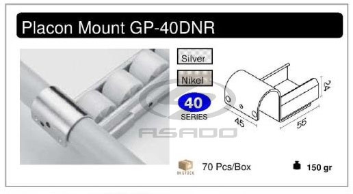 Đầu đỡ thanh truyền GP-40NDR-dau-do-thanh-truyen-placon-mount-track-mount-GP-a1-na-4010br